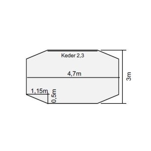 Sonnensegel Deluxe für Ford Transit 440 x 240 cm