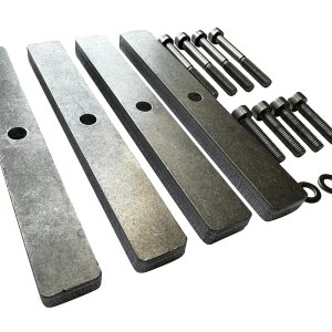 Dachträger Adapter Kederschiene VW T5 & T6 4 Stk. im Set silber aluminium