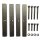 Dachträger Adapter Kederschiene VW T5 & T6 4 Stk. im Set silber aluminium
