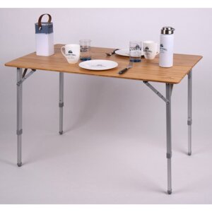 Camping-Tisch Bambus "HolidayTravel" 80 x 60
