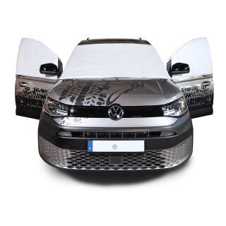 Thermomatte für VW Caddy - Außenisolierung SET (Front + 2 x Seitenscheibe)