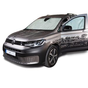 Thermomatte für VW Caddy 5 - INNEN SET (Front + 2 x Seitenscheibe Fahrerhaus)
