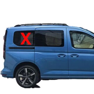 Thermomatte für VW Caddy 5 - INNEN Seitenscheibe hinten rechts
