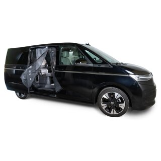 Moskitonetz VW T7 Schiebetür fine-mesh mit Magnetverschluss Fahrerseite (links)