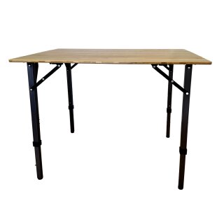 Campingtisch Bambus klappbar/faltbar