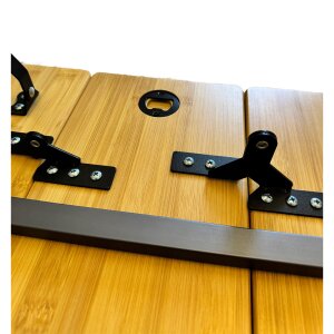 Campingtisch Bambus klappbar/faltbar