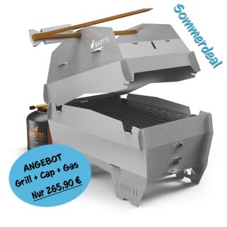 - SET - SKOTTI Grill & SKOTTI Cap & SKOTTI Gas