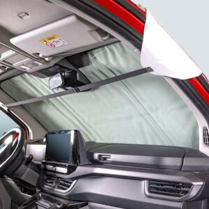 Thermomatte für Ford Custom V710 (ab 2023) - Außenisolierung SET (Front + 2 x Seitenscheibe)