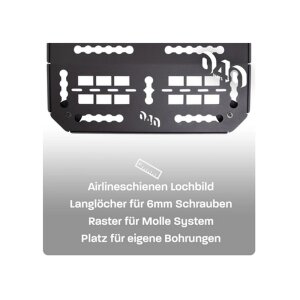 Molle Board für Mercedes V-Klasse / Marco Polo Universelle Gerätehalterung