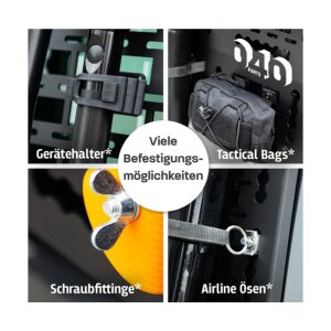 Molle Board für Mercedes V-Klasse / Marco Polo Universelle Gerätehalterung