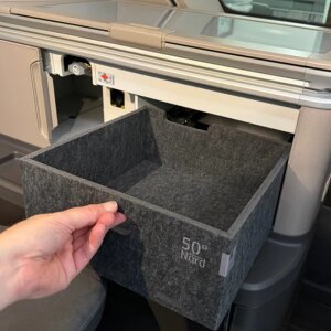 VW T7 (New California) Schrankboxen Küche - große Schublade