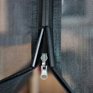 Moskitonetz VW T5 Schiebetür fine-mesh mit Magnetverschluss Fahrerseite (links)