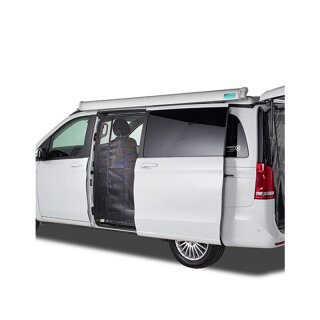 Moskitonetz Mercedes Viano Schiebetür fine-mesh mit Magnetverschluss Fahrerseite (links)