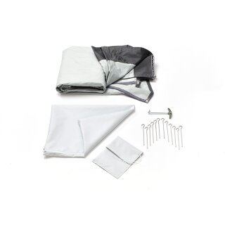 VanSpace Heckzelt Worker VW T5 hellgrau
