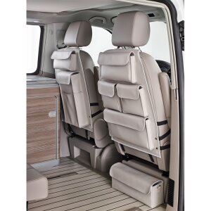 Rücksitztasche Premium VW T6 silber-metallic