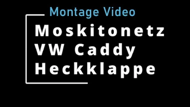 Moskitonetz Heckklappe, passend für VW Caddy
